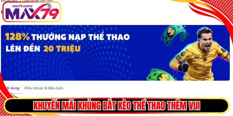 Khuyến mãi khủng bắt kèo thể thao thêm vui